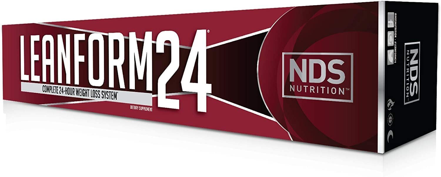 LeanForm24 NDS Nutrition Complete Diet Kit Weight Loss - Decrease Appetite and Energy Booster - L-Carnitine and CLA (Intensify Black 90 Capsules, Censor 90 Softgels, and Slim-Tox 90 Capsules)