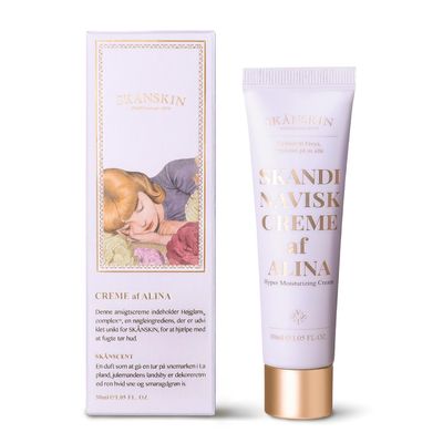 SKANSKIN Alina Cream Cloudberry Deep Cera Hydration Cream for Radiance Flaky Skin Care (1.05 fl. Oz 30ml)
