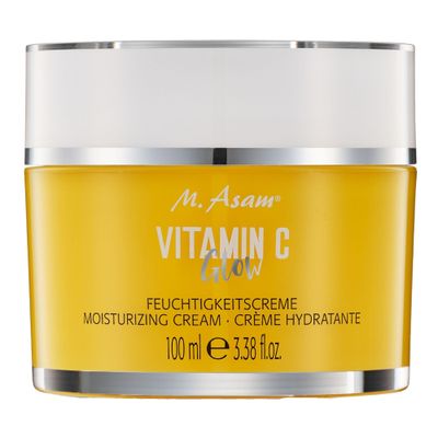 M. Asam VITAMIN C GLOW Moisturizing Cream (3.38 Fl Oz) - Face Moisturizer with Turmeric Vitamin E, Anti-Aging Firming, Protection Youthful Glow