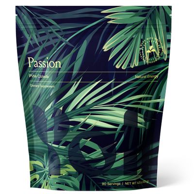 Yoli Passion Energy Drink Powder Mix - Natural Energy Drink Mix for Endurance and Stamina, Bulk 90 Servings - Pina Colada Flavor