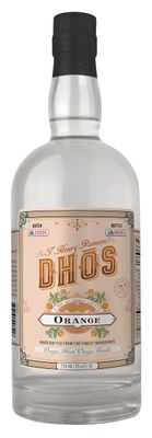 Dhos Orange - Non-Alcoholic Liquor With Orange, Tangerine, Sweet Vanilla Spice - Non-Alcoholic Spirit To Mix Delicious Margaritas Mocktails - Keto-Friendly, Zero Sugar, Zero Proof - 750 ML