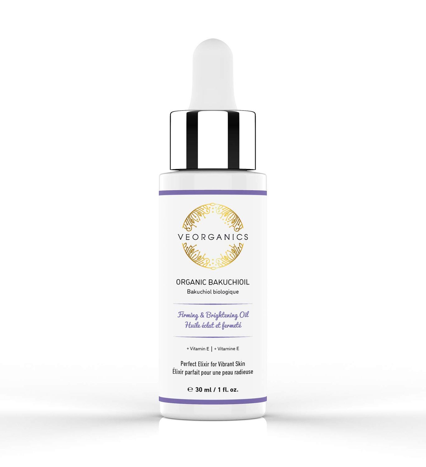 Organic Bakuchioil (Babchi Oil) Vitamin E by VeOrganics. Firming, Brightening, Soothing and Moisturizing Anti-Aging Facial Oil. Natural Retinol Alternative.