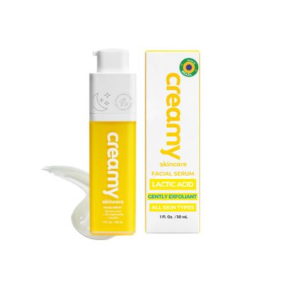 Creamy Skincare Hydrating 5 Serum, Moisturizing Face-Exfoliator with 5, 5 Niacinamide, and Hypskin, Face Serum for Dry and Dull Skin, Gentle on All Skin Types, 1 fl oz 30mL