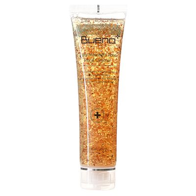 Bueno Pure Moonlight Rose Floral Cleanser Anti-Aging Gentle Face Wash with Rose Petals for All Skin Exfoliating and Moisturizing Vegan Gel Rich in Antioxidantsl 5.03 fl.oz