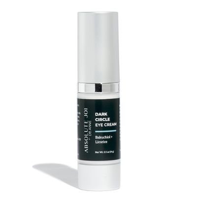AbsoluteJOI Dark Circle Eye Cream with Bakuchiol and Licorice for Brightening, Puffiness Fine Lines - Gentle Formulation for All Skin Types Including Sensitive Skin - 0.5 Oz