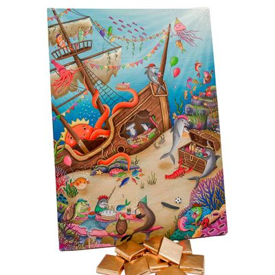 Countdown Calendars Kids Birthday Gifts for Ages 2-8, Toddlers (Under-the-Sea - With Chocolates)