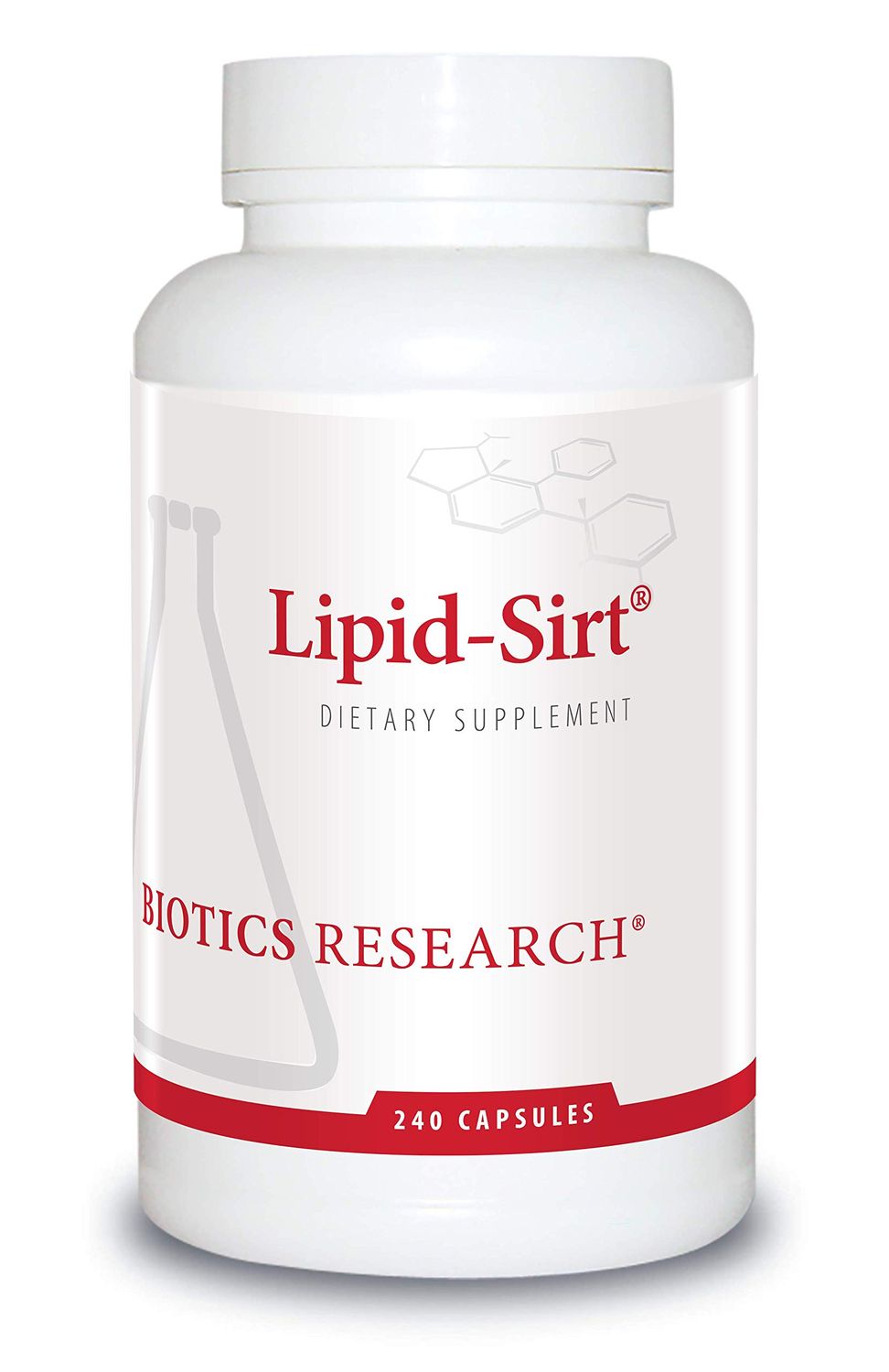 Biotics Lipid SIRT Supports Vascular Integrity, Supports Healthy Lipids and Cardiovascular Health 240 Capsules