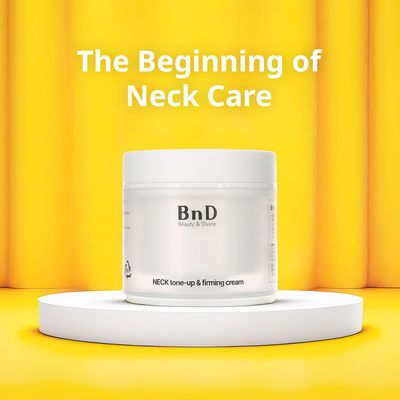 BnD Neck tone-upfirming Cream 1.76oz Neck cream Neck care Tone-up Firming Moisturizing Hypoallergenic Non-greasy Korean beauty