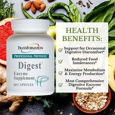 TRANSFORMATION THE GENESIS OF GOOD HEALTH Enzyme - Digest Wellness Supplement Capsules, Supports Digestive Immune System Health, Aids Digestion of Lipids to Enhance Performance of Pancreas and Liver