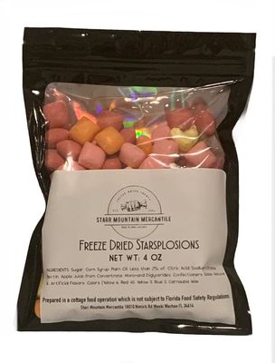 Freeze Dried Starsplosions Minis SUPER CRUNCHY 5 ounce bag candy