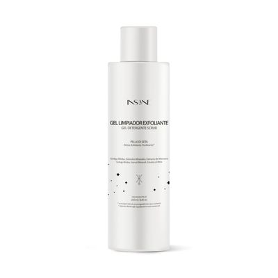 INSANE GLOW Exfoliating Cleansing Gel with Mineral Granules - Purifies Pores, Smooths Skin Refines Texture - Ginkgo Biloba Cucumber Extract - Ideal for Sensitive Skin. Dermatologically Tested.