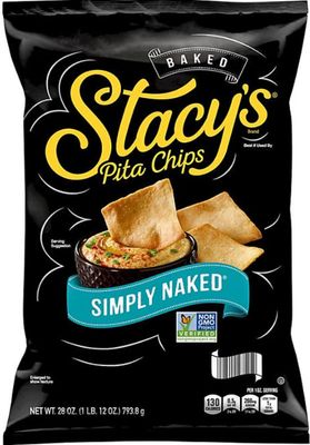 Stac Pita Chips Simply Naked, 28 oz.