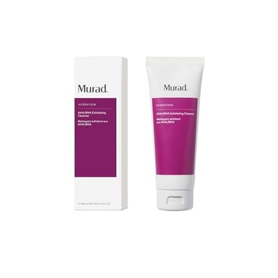 Murad AHABHA Exfoliating Cleanser - Hydration Exfoliating Moisturizing Salicylic, Lactic and Glycolic Acid Face Wash - Creamy Skin Smoothing Treatment Backed by Science, 5 Fl Oz