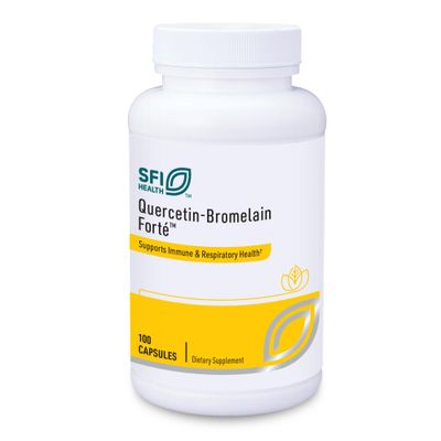 Klaire Labs Quercetin-Bromelain Forte - Immune Seasonal Support Enzymes with Pancreatic, Proteolytic, Bromelain, Papain Enzymes Bioflavonoids (100 Capsules)
