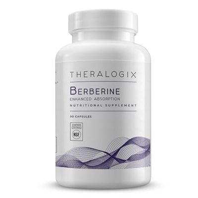 Theralogix Berberine Enhanced Absorption - 90-Day Supply - Made with Berberine Phytosome to Help Support Healthy Metabolism Hormone Balance - NSF Certified - 90 Capsules
