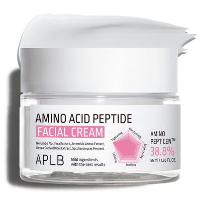 APLB Amino Acid Peptide Facial Cream AMINO PEPT CEN 38.8 1.86 FL.OZKorean Skincare, Moisturize, Wrinkle Care, Elasticity care, Revitalize for gentle and improve skin texture