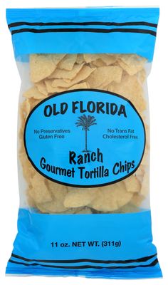 OLD FLORIDA GOURMET PRODUCTS, INC Ranch Tortilla Chips, 11 OZ