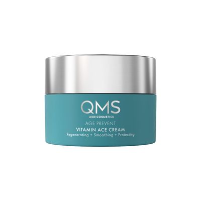 QMS Medicosmetics Age Prevent ACE Vitamin Cream - High Performance, All Round, Anti-Aging, Day Night Moisturizer that Provides Moisture, Calms Regenerates with Vitamins A, C E - 1.69 oz