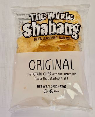 The Whole Shabang Original, Super-Seasoned Potato Chips, Pack of (10)- 1 oz bags