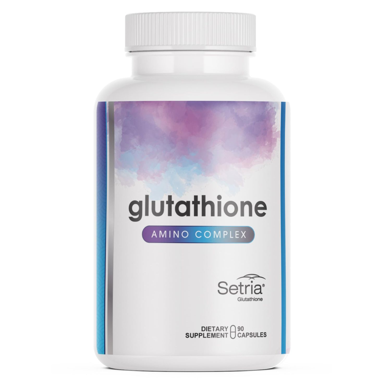 Glutathione Amino Complex High Absorption Antioxidant with Setria , NAC BioPerine - Supports Anti-Aging, Energy, Liver Detox Immune Health - 90 Capsules (Pack of 1)