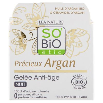 SO BiO etic Argan Anti-Age Night Gel SoBio 40ml