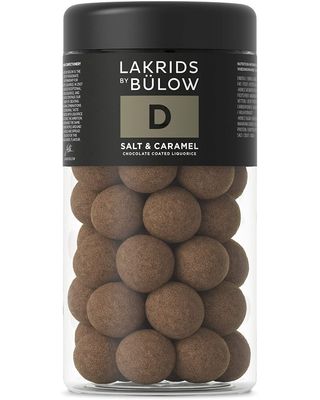 LAKRIDS BY B LOW - D - Salt Caramel - 10.4 oz - Chocolate Coated Gourmet Licorice - Authentic Scandinavian Candy Produced in Denmark