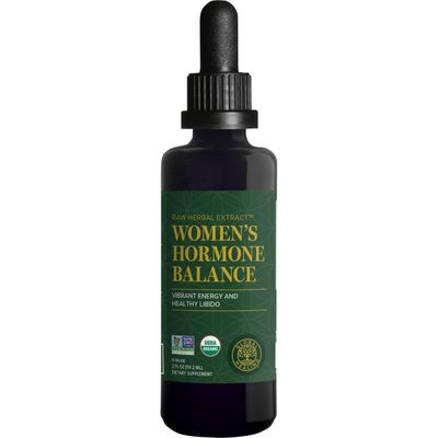 Global Healing Center - Women&#39;s Hormone Balance Female Fuzion Organic Liquid Supplement Drops - Superior Vitality, Healthy Libido, Natural Sensual Response, Support Mood Promote Metabolism Wellness