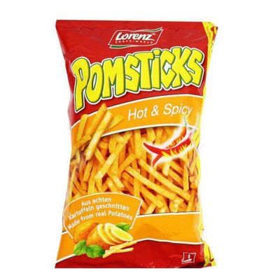 Lorenz Pomsticks Hot&#39;n Spicy 100g (3.5oz)