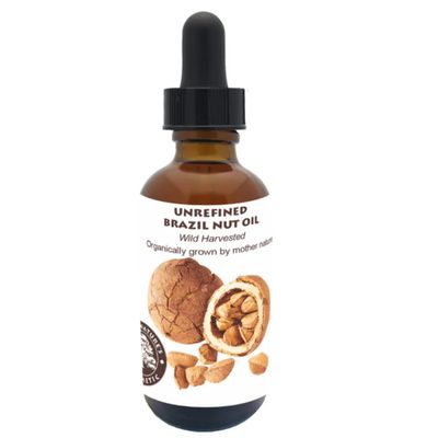 Best Nature&#39;s Cosmetics Virgin Organic Brazil Nut Oil, Hydrating Moisturizer for Skin Hair, Cold-Pressed, Anti-Aging, Restores Radiance, Non-Greasy for Face Body, Controls Frizz 2 Fl Oz - 60 ml