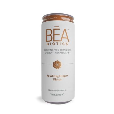 Isagenix BEA Biotics - Caffeine-Free Botanical Energy Drink - Supports Gut Digestive Health - Aids Healthy Metabolism - Good Source of Fiber - Sparkling Ginger, 12 fl oz