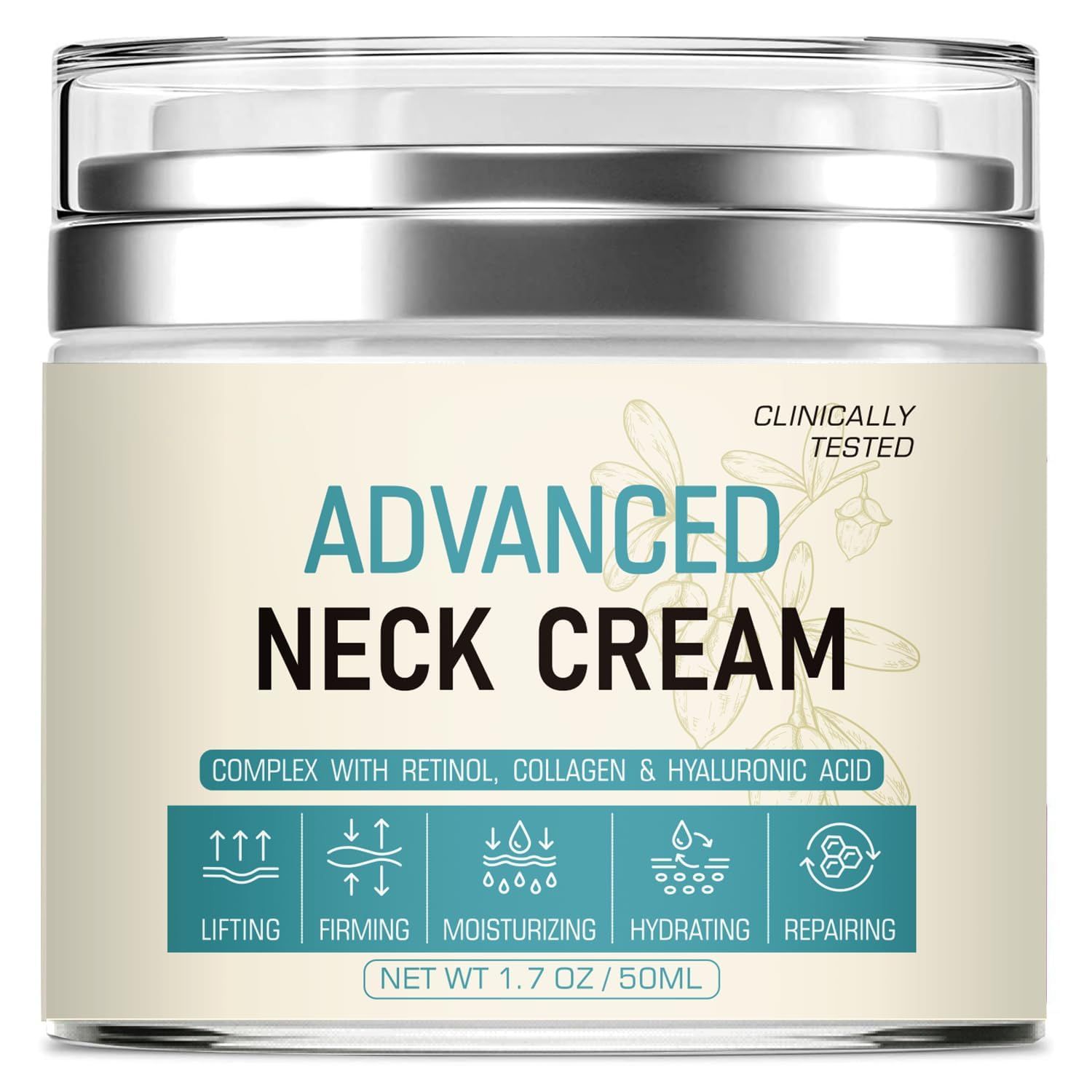 Women Neck Cream For Mature Skin - Neck Care Cream For Over 40 Years Old