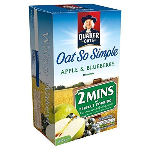 Quaker Oat So Simple Apple Blueberry - 10 x 36g