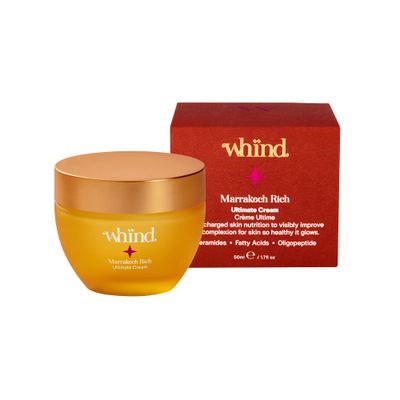 whind Marrakech Rich Day Night Cream for Skin Barrier Repair - Face Moisturizer with Ceramides Oligopeptides for Smoother, Firmer Brighter Skin - Hydrating Facial Moisturizer - 50ml