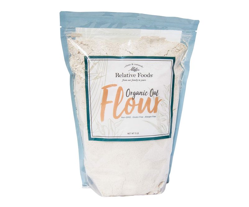 Gluten Free Oat Flour (3 pounds) - Low-carb organic Oat Flour with protein dietary fiber - Vegan flour substitute for wheat flour - Non-GMO Organic flour for baking cooking more