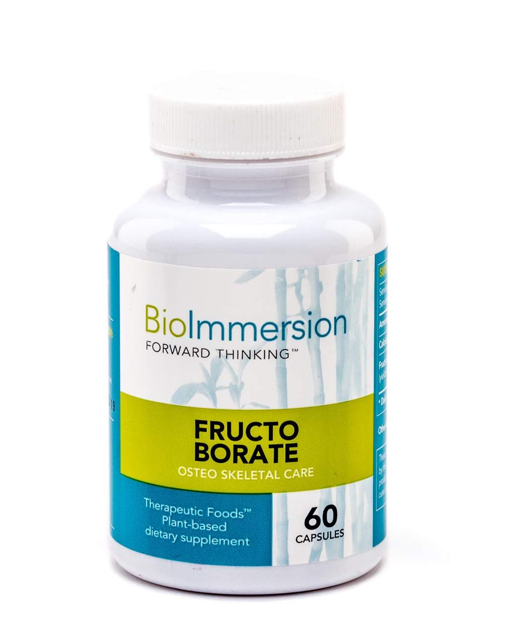 BioImmersion Fructo Borate Complex - Supports Joint Mobility Bone Strength, Boron Supplement for Inflammation Relief, 60 Capsules, Non-GMO
