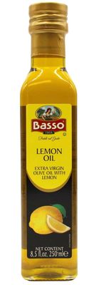 BASSO 1904 - Lemon Oil, Infused Premium Extra Virgin Olive Oil, 8.5 Fl Oz (250 ml), Finishing, Cooking, Dipping, Dressing, and Tasting