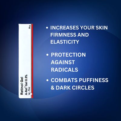 Retinol Gel 0.05 Vitamin A Repairs Fine Lines Wrinkles, Scar Treatment Age and Sun Spots Anti-Aging Formula, 20 Grams (Retinol Gel 0.05)