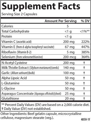 Carlson - Glutathione Booster, Alpha Lipoic Acid, Immune Support Optimal Wellness, Antioxidant, 60 Capsules