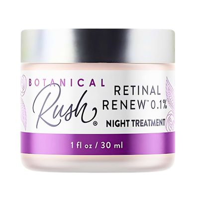 BOTANICAL RUSH Retinal Renew Night Treatment, Paired With Plant Peptides And Botanical Extracts, Anti-aging, Softens Fine Lines For All Skin Types, 1 Oz Jar