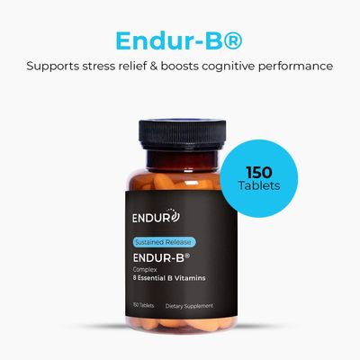 Endurance Products Endur-B Complex - Sustained Release - Vitamin B Supplement with B1, B2, B3, B6, B12, Folic Acid, Biotin - 150 Tablets Company