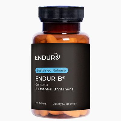 Endurance Products Endur-B Complex - Sustained Release - Vitamin B Supplement with B1, B2, B3, B6, B12, Folic Acid, Biotin - 150 Tablets Company