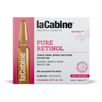laCabine Pure Retinol Ampoule Serum with pure retinol for a youthful radiance and a renewed skin