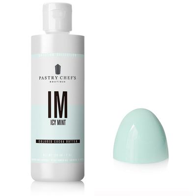 Pastry Chef&#39;s Boutique Premium Pastel Collection Colored Cocoa Butter Coloring for Chocolate - 7 oz (Icy Mint, 7 Oz.)