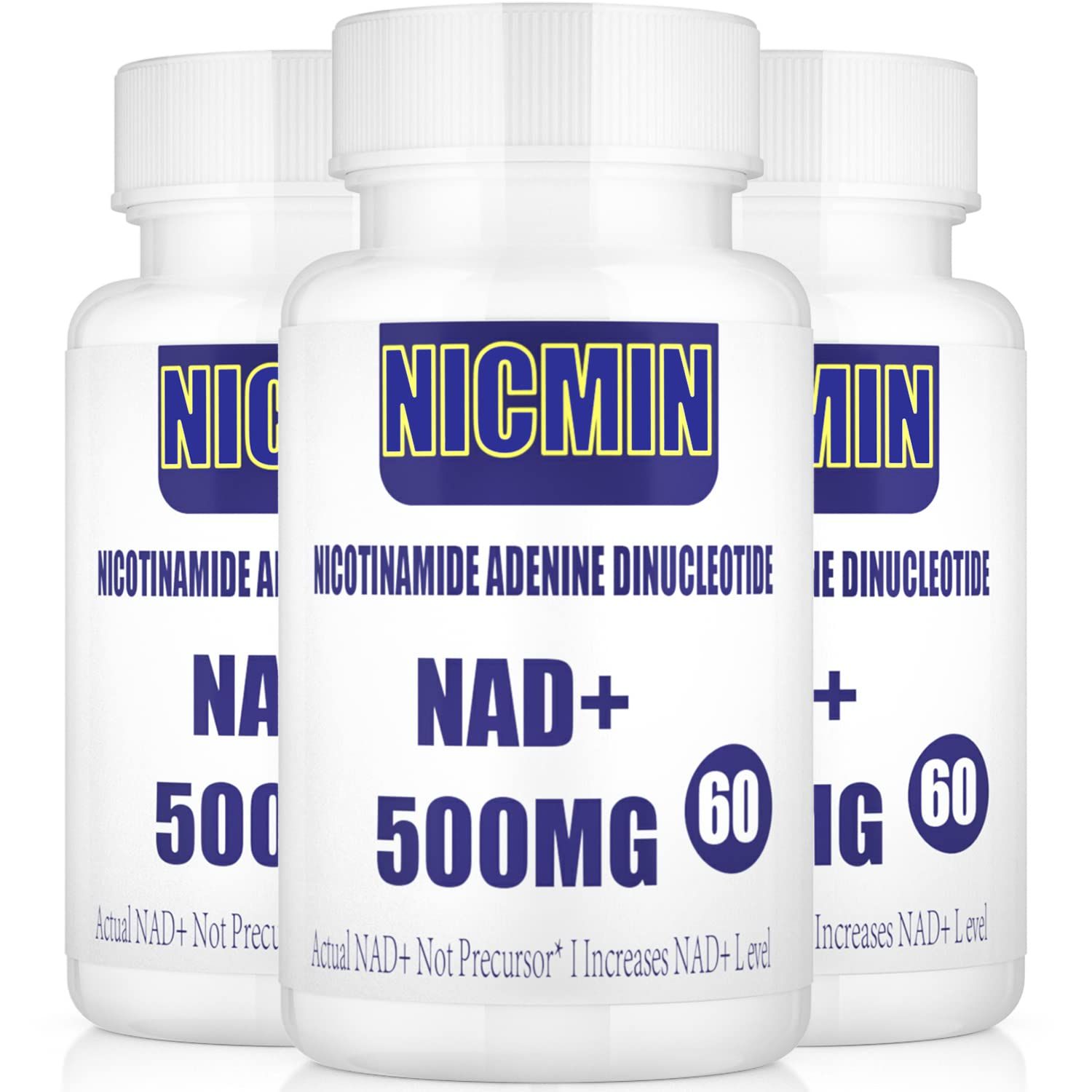 Liposomal NAD 500mg with TMG 300mg, Actual NAD Supplement (Not a Precursor) More Efficient Than NMN, Nicotinamide Riboside Alternative for Cell Energy, Healthy Aging and Muscle Repair 180 Capsules