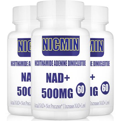 Liposomal NAD 500mg with TMG 300mg, Actual NAD Supplement (Not a Precursor) More Efficient Than NMN, Nicotinamide Riboside Alternative for Cell Energy, Healthy Aging and Muscle Repair 180 Capsules
