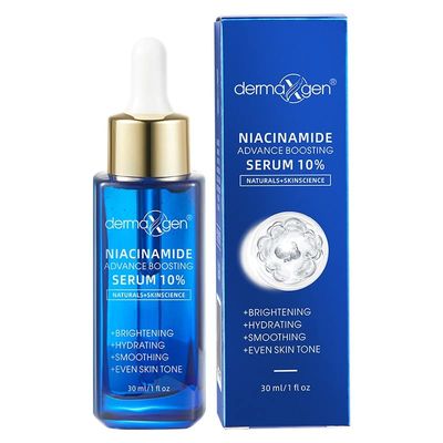 DERMAXGEN 10 Niacinamide Serum for Smooth, Bright Youthful Skin, Pore Reducer Uneven Skin Tone Treatment, Treat Dark Spots, Diminishes Acne Prone, Skin Balancing, Restores Elasticity. (1 FL OZ)