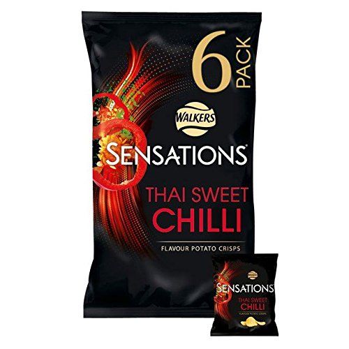Sensations Thai Sweet Chilli Crisps 25g x - 6 per pack (0.33lbs)