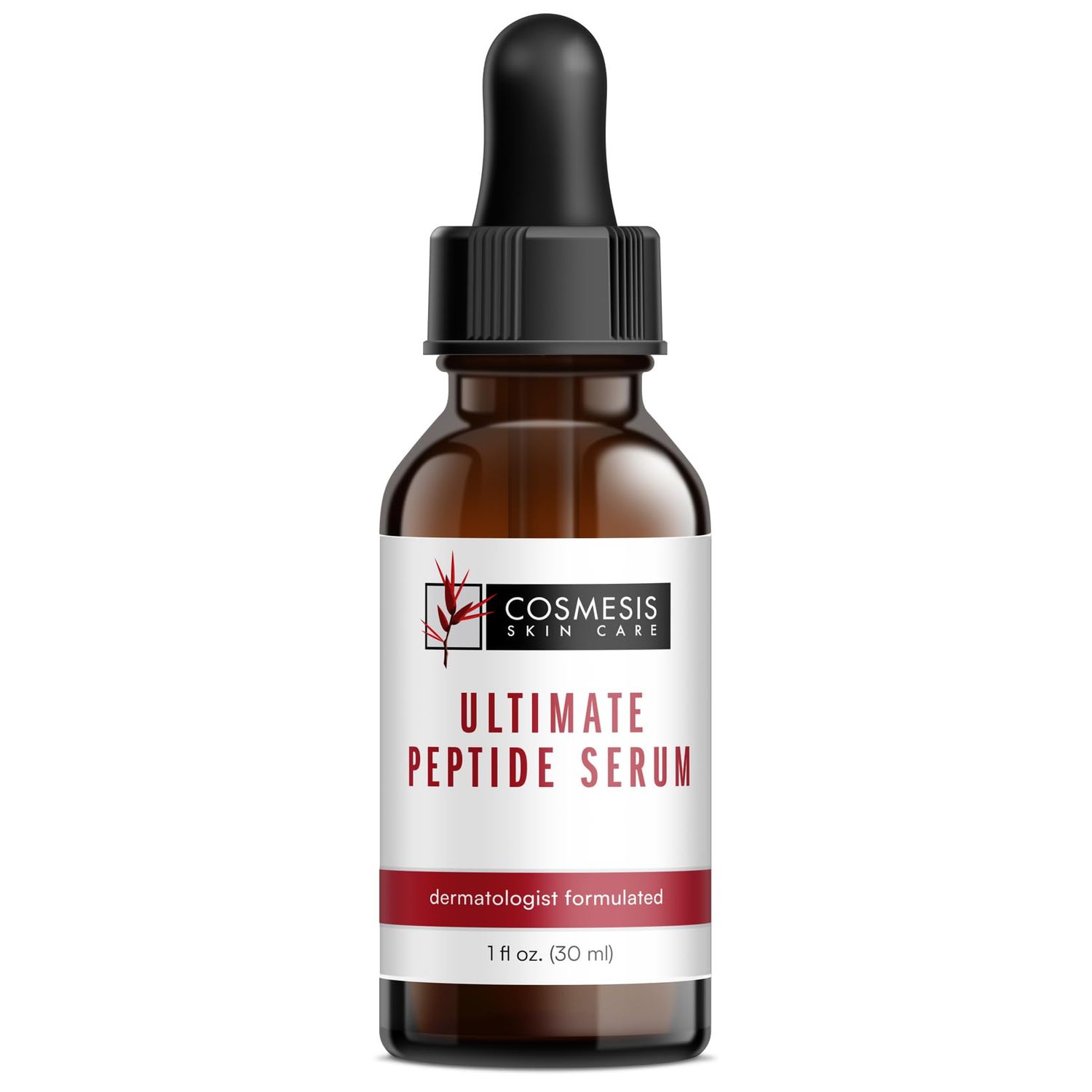 Ultimate Peptide Serum: Reduce Wrinkles Renew Skin with Sea Fennel Date Palm Extracts, Clinically Proven Growth Factors - Cosmesis