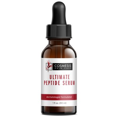 Ultimate Peptide Serum: Reduce Wrinkles Renew Skin with Sea Fennel Date Palm Extracts, Clinically Proven Growth Factors - Cosmesis