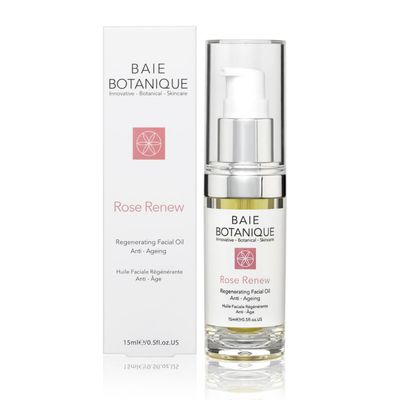 Baie Botanique Anti-Aging Facial Oil 15ml - Rose Absolute, Camelia, Borage, Evening Primrose, Abyssinian Amla Oil - 100 Natural, 90 Organic